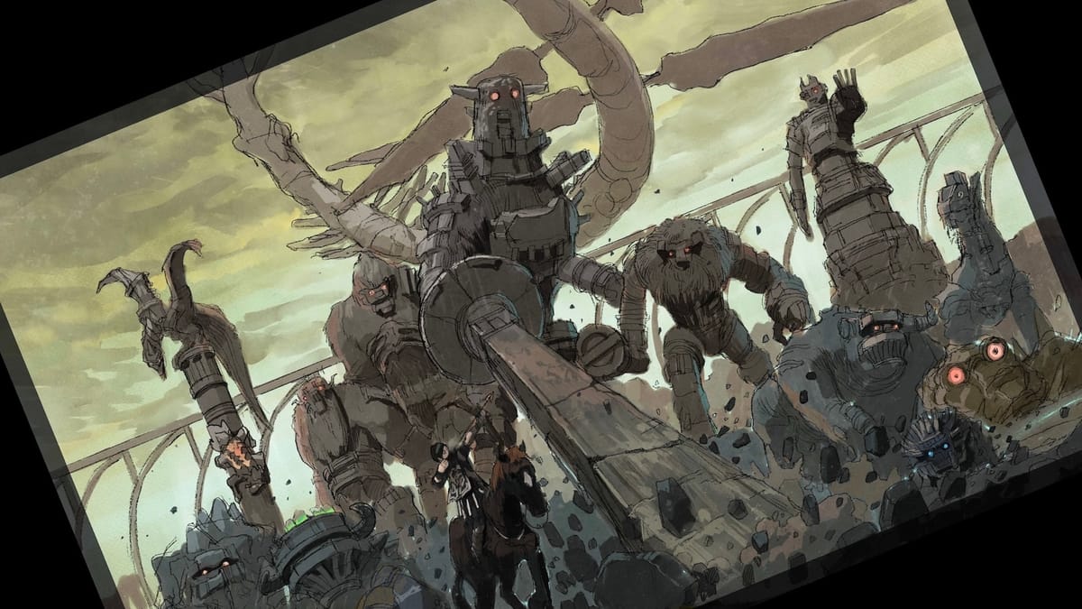 The making of our Shadow of the Colossus cover art